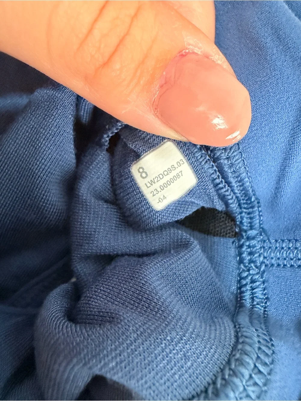 lululemon athletica Periwinkle Blue Strappy Sports Bra